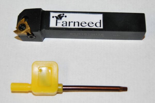UTENSILE PER FILETTARE ESTERNO AD INSERTO SER1010H11 FILETTATURE  TORNIO