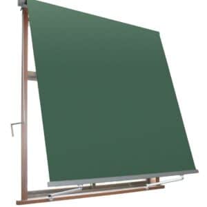 TENDA SOLE CADUTA 2,5X2,5 MT SENZA CASSONETTO BRACCI VERDE BALCONE OMBRA 508