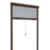 ZANZARIERA RULLO AVVOLGIBILE MARRONE FINESTRE FRIZIONE 180X170 RIDUCIBILE 0992