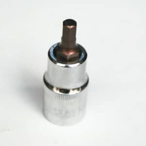 CHIAVE A BUSSOLA ESAGONALE H4 CORTA PUNTA 55 MM 1/2" BUSSOLE ACCIAIO CHIAVI