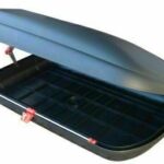 BAULE BAULETTO BOX DA TETTO UNIVERSALE AUTO 320LT PORTA BAGAGLI PACCHI TUTTO 504