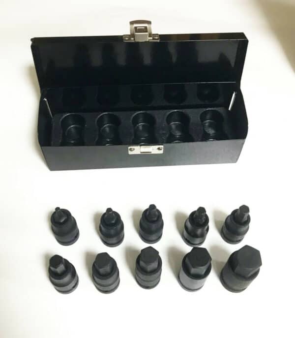 SET CHIAVI BUSSOLA BUSSOLE ESAGONALI IMPATTO H4 H19 1/2" AVVITATORE 942 SK