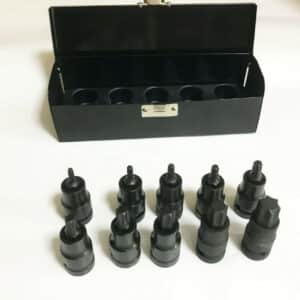 SET CHIAVI BUSSOLA BUSSOLE IMPATTO TORX T20 T70 ATTACCO 1/2" AVVITATORE 959 SK