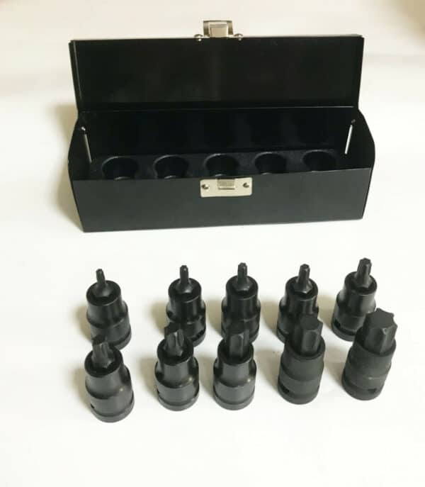 SET CHIAVI BUSSOLA BUSSOLE IMPATTO TORX T20 T70 ATTACCO 1/2" AVVITATORE 959 SK