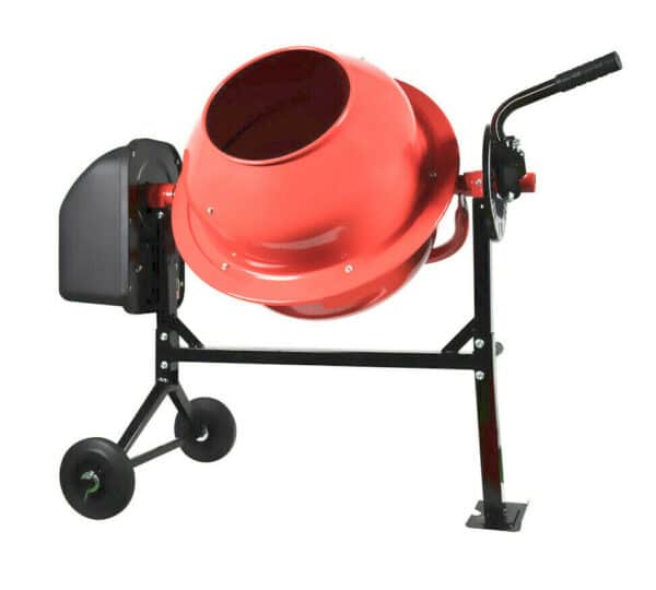 BETONIERA 70L LT 275W 220V IMPASTATRICE MISCELATORE CEMENTO CON 2 RUOTE 279