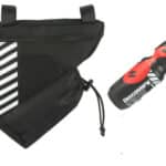 KIT SACCA BORSA BORSELLO PORTABORRACCIA BICI BICICLETTA MTB + BORRACCIA 650 ML