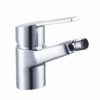 RUBINETTO MISCELATORE BIDET RUBINETTI BAGNO OTTONE CROMATO CON FLESSIBILI 191EA