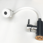 MISCELATORE RUBINETTO LAVELLO CUCINA CANNA FLESSIBILE DOCCETTA ESTRAIBILE BIANCO