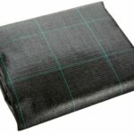 TELO PACCIAMATURA NERO QUADRETTATO VERDE POLIPROPILENE ANTISTRAP MT 50 X 1mt H