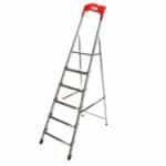 SCALA ALLUMINIO USO DOMESTICO SCALETTA GR 7 H TOTALE 212cm PORTATA 150 KG 508kas
