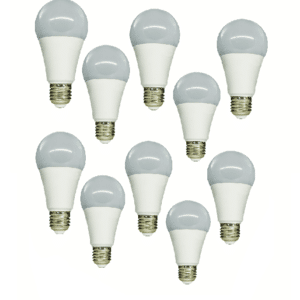 KIT 10 PZ LAMPADINA LAMPADINE LED 11W=75W PLASTICA LUCE CALDA 2700K V-TAC 399