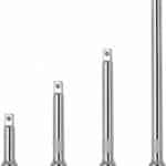 SET PROLUNGHE 4 PZ PROLUNGA CHIAVI A BUSSOLA DA 1/4" 50 75 100 150 MM 585 SDY