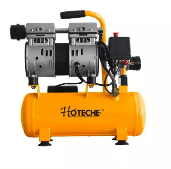 COMPRESSORE ARIA SILENZIATO SILENZIOSO 600W 10 L SENZA OLIO 102LT / MIN 233HOT
