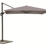 OMBRELLONE A BRACCIO PARASOLE GIARDINO 3x4 mt DECENTRATO GAZEBO TORTORA 297V