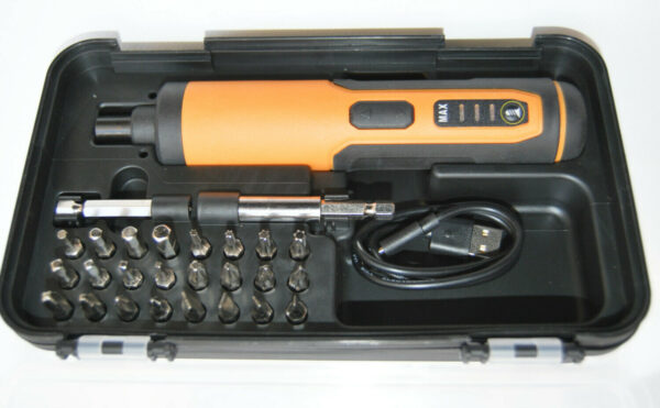 CACCIAVITE GIRAVITE ELETTRICO 3,6V ACCESSORI INSERTI AVVITATORE BATTERIA 355HO