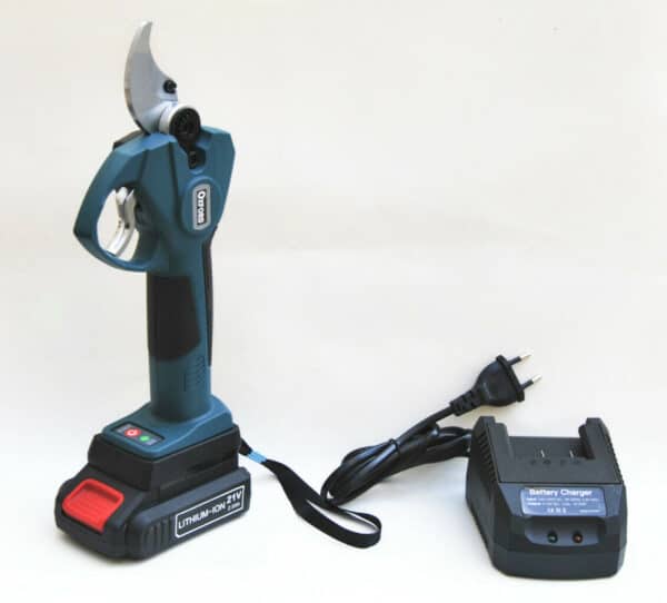 FORBICE CESOIA CESOIE BATTERIA BATTERIE LITIO 21V 2AH CARICABATTERIA POTA 272OX