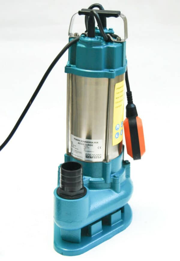 ELETTROPOMPA POMPA 1.5 SOMMERSA TRITURATRICE ACQUE SPORCHE FOGNA TRITURATORE TK