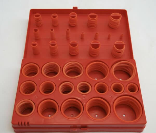 KIT GUARNIZIONI O-RING ORING 419 PZ IN SILICONE METRICI ANELLI GOMMINI ARA