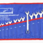 SET CHIAVI COMBINATE 14 PZ FISSE STELLA CHIAVE COMBINATA 8 24 MM FODERO BLU
