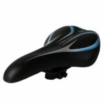 SELLA ERGONOMICA BICI CORSA MOUNTAIN BIKE IMPERMEABILE ATTACCO UNIVERSALE BLU