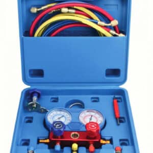 TESTER PRESSIONE ARIA CONDIZIONATA AUTO CONDIZIONATORE MANOMETRI GAS R134 R22
