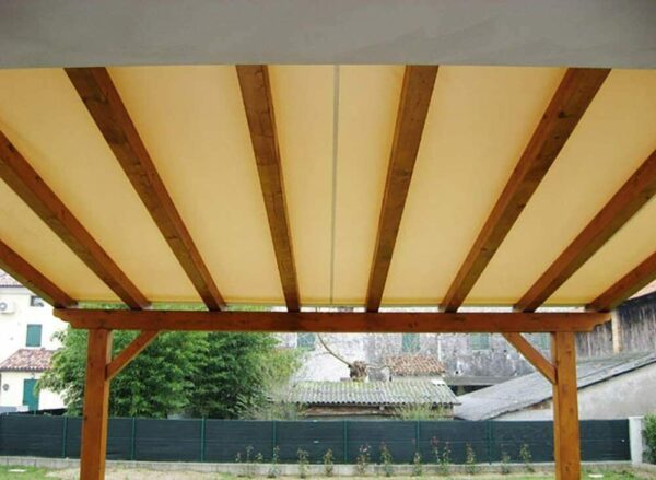 TELO COPERTURA VELA BEIGE 2.8 x 2.8 MT PER PERGOLA PERGOLATO 3 x 3 MT 144ve