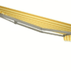 TENDA DA SOLE BALCONE ESTERNO AVVOLGIBILE RULLO 3x2,5 mt BEIGE OCRA 327v