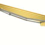TENDA DA SOLE BALCONE ESTERNO AVVOLGIBILE RULLO 4x2,5 mt BEIGE OCRA RIGATA 307v