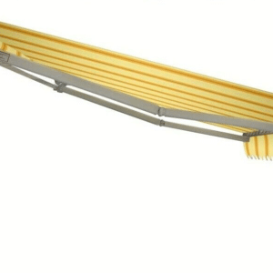 TENDA DA SOLE BALCONE ESTERNO AVVOLGIBILE RULLO 3x2,5 mt BEIGE OCRA 327v