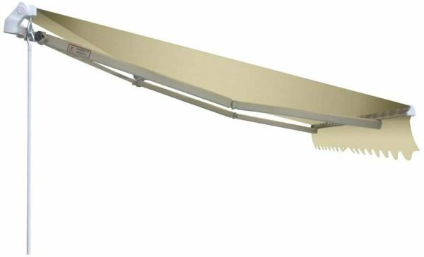 TENDA DA SOLE BALCONE ESTERNO AVVOLGIBILE RULLO 4x2,5 mt BEIGE SABBIA 225v