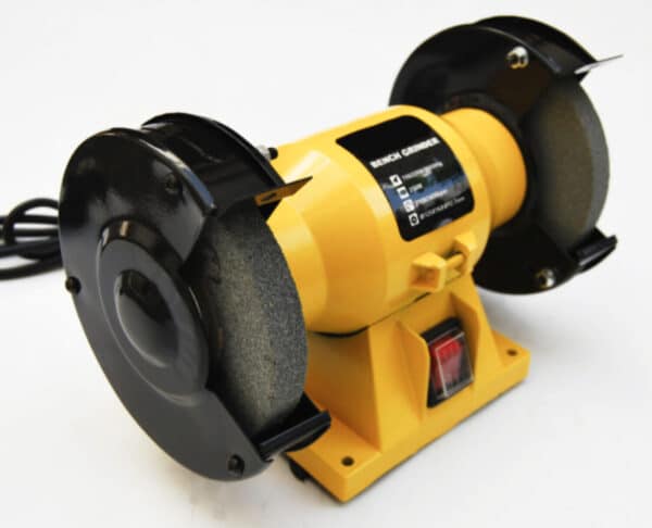 MOLA DA BANCO SMERIGLIATRICE 125 MM DOPPIA PIETRA 2 PIETRE MOLATRICE 250 W 252