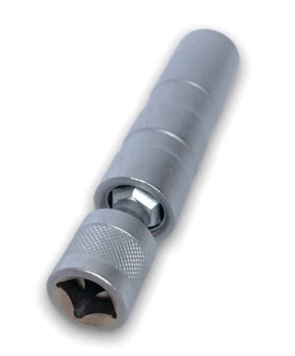CHIAVE A BUSSOLA CANDELE CANDELETTE 14 MM ATTACCO 3/8" SNODO TESTA SFERICA 228