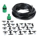 KIT IRRIGAZIONE GIARDINO GIARDINAGGIO NEBULIZZATORE POMPA SPRUZZO TUBO 5 MT 026B