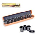 BUSSOLE IMPATTO RINFORZATE ESAGONALI 10 PZ AVVITATORE ARIA 1/2" 9 27 MM 201