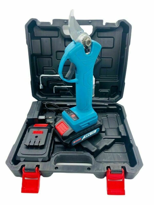 FORBICE CESOIA CESOIE BATTERIA BATTERIE LITIO 26V 3AH CARICABATTERIA POTA 102