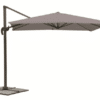 OMBRELLONE A BRACCIO PARASOLE GIARDINO 3x3 mt DECENTRATO GAZEBO TORTORA 280V