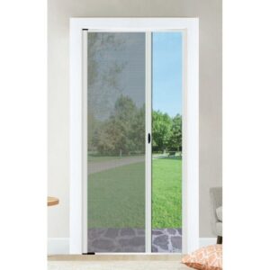 ZANZARIERA RULLO LATERALE PORTA FINESTRA RIDUCIBILE FRIZIONE 115X230 AVORIO 0983
