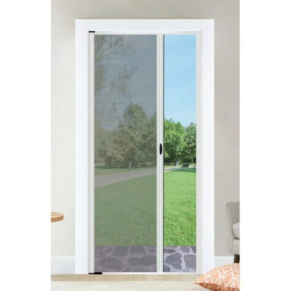 ZANZARIERA RULLO LATERALE PORTA FINESTRA RIDUCIBILE FRIZIONE 115X230 AVORIO 0983