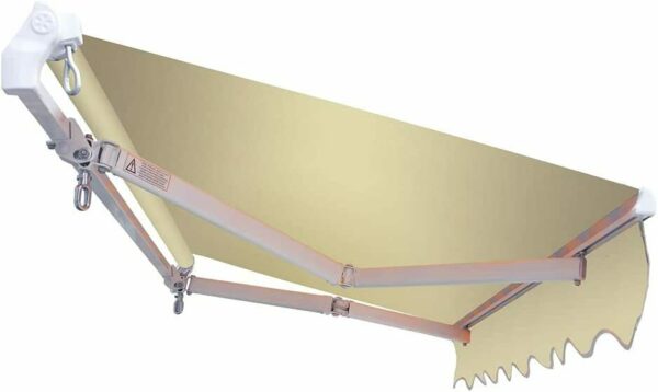 TENDA DA SOLE BALCONE ESTERNO AVVOLGIBILE 4x2,5 mt RECLINABILE BEIGE SABBIA 218v