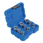 KIT 9 PZ CHIAVI BUSSOLA BUSSOLE TORX STELLA E10 E24 1/2" FEMMINA ACCIAIO 382sa
