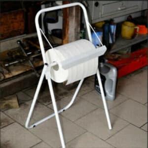 DISTRIBUTORE CARTA SCOTTEX PORTA ROTOLO CON STRAPPO 92x46 cm TERRA PAVIMENTO 110