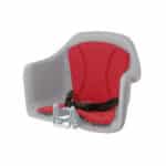 SEGGIOLINO ANTERIORE BICI BAMBINO ATTACCO MANUBRIO BICICLETTA 15 KG GRIGIO G393
