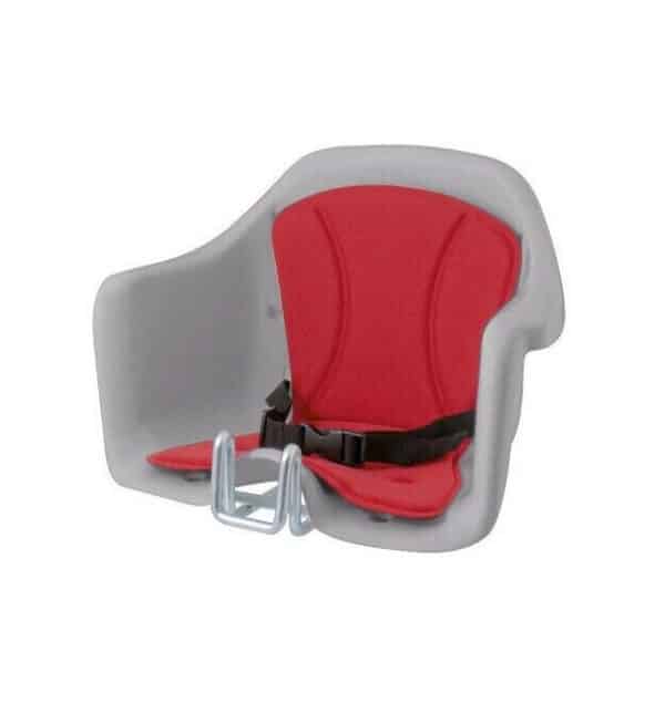 SEGGIOLINO ANTERIORE BICI BAMBINO ATTACCO MANUBRIO BICICLETTA 15 KG GRIGIO G393