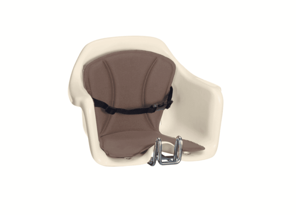 SEGGIOLINO ANTERIORE BICI BAMBINO ATTACCO MANUBRIO BICICLETTA 15 KG BEIGE 025
