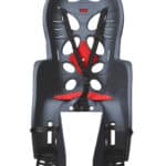 SEGGIOLINO BICI BICICLETTA BAMBINO ATTACCO PORTAPACCHI 22Kg POSTERIORE GRIGIO355