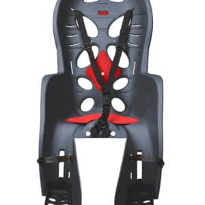 SEGGIOLINO BICI BICICLETTA BAMBINO ATTACCO PORTAPACCHI 22Kg POSTERIORE GRIGIO355