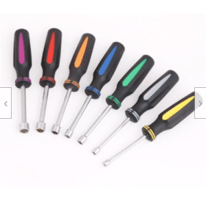 SET CACCIAVITI GIRAVITI VITI 7 PZ PEZZI BUSSOLA DADI ESAGONALI 5 13 mm 635X