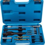 KIT RIMOZIONE RIPARAZIONE CANDELE CANDELETTE ROTTE 16 PZ AUTO FILETTI sgpr sa