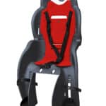 SEGGIOLINO BICI BICICLETTA BAMBINO ATTACCO PORTAPACCHI 22Kg POSTERIORE GRIGIO DARK 150san