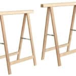 COPPIA CAVALLETTI PIEGHEVOLE PIEGHEVOLI CAVALLETTO IN LEGNO 75x75cm 579